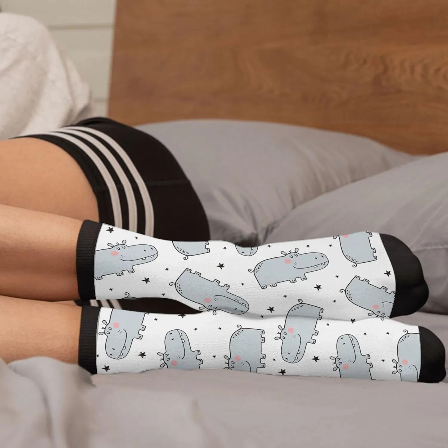 Sigouyinei Casual Funny Funky Novelty Socks For Men Women
