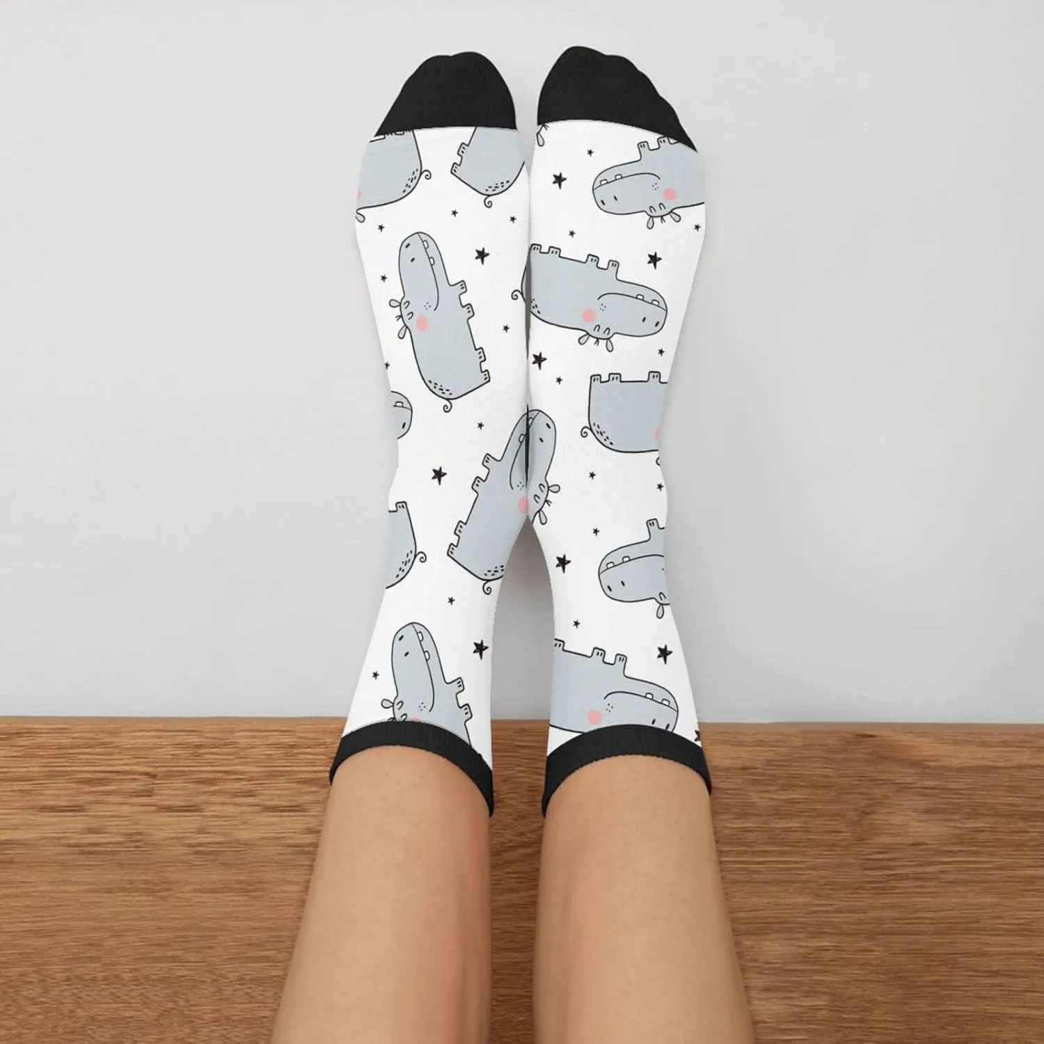 Sigouyinei Casual Funny Funky Novelty Socks For Men Women