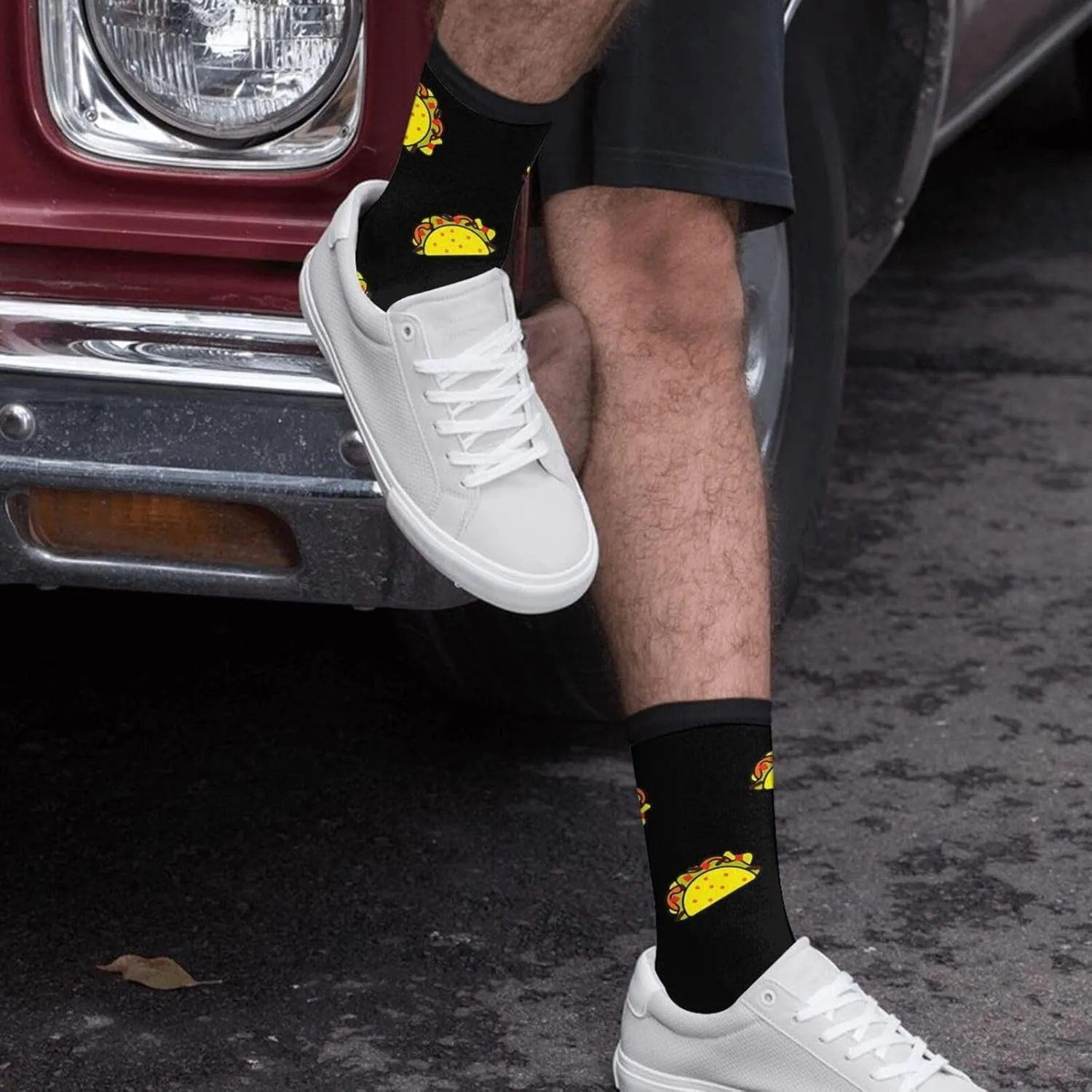 Sigouyinei Casual Funny Funky Novelty Socks Gift For Men Women