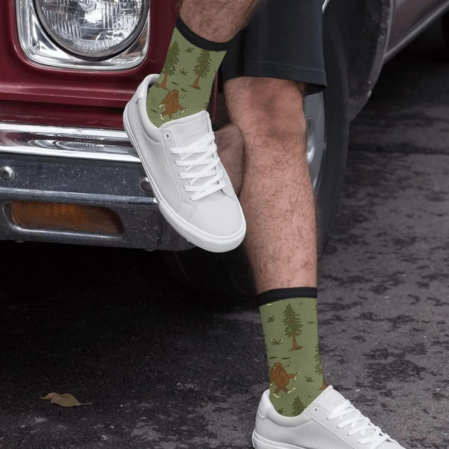 Sigouyinei Funny Casual Funny Funky Novelty Socks For Men Women