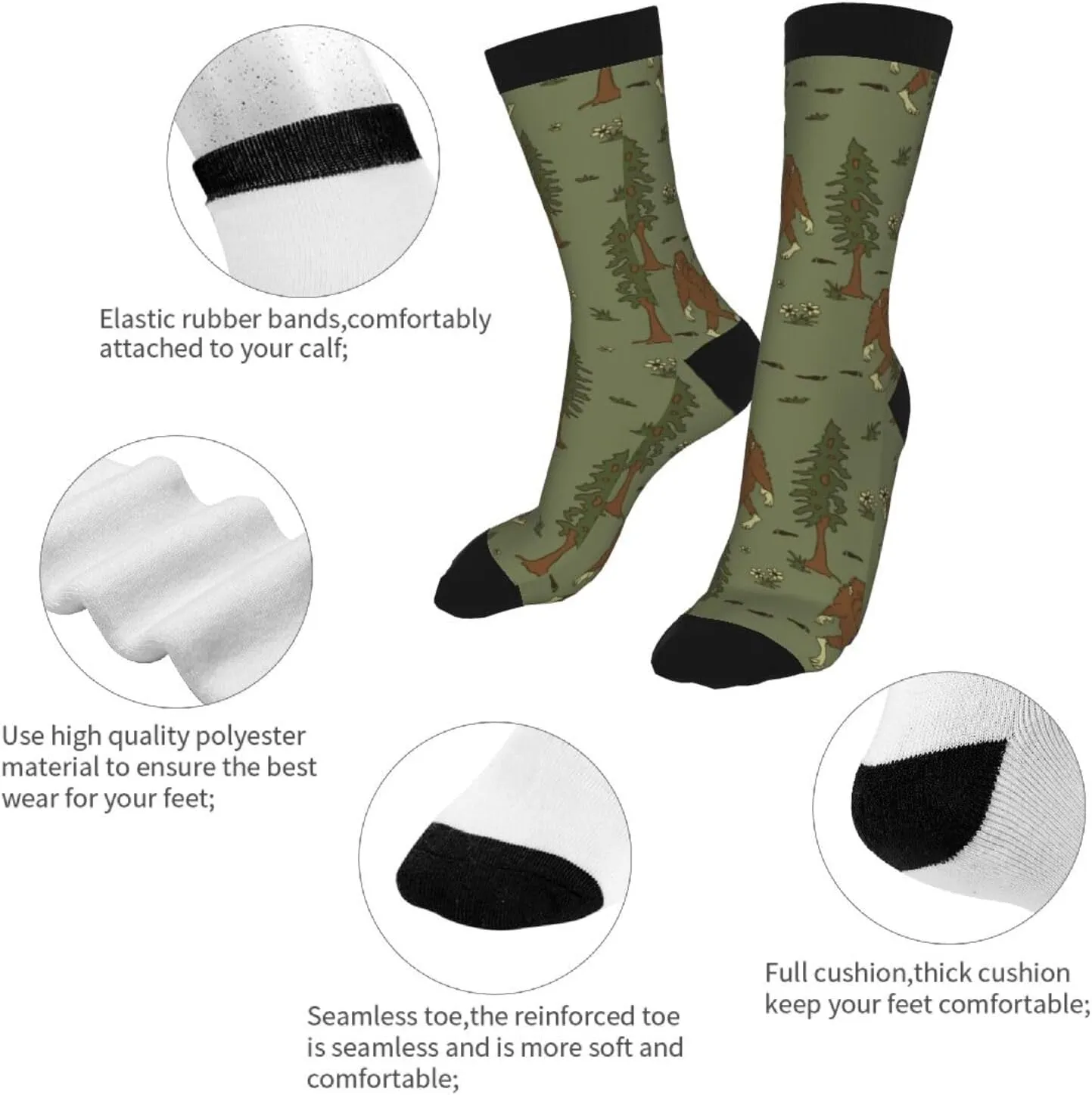 Sigouyinei Funny Casual Funny Funky Novelty Socks For Men Women