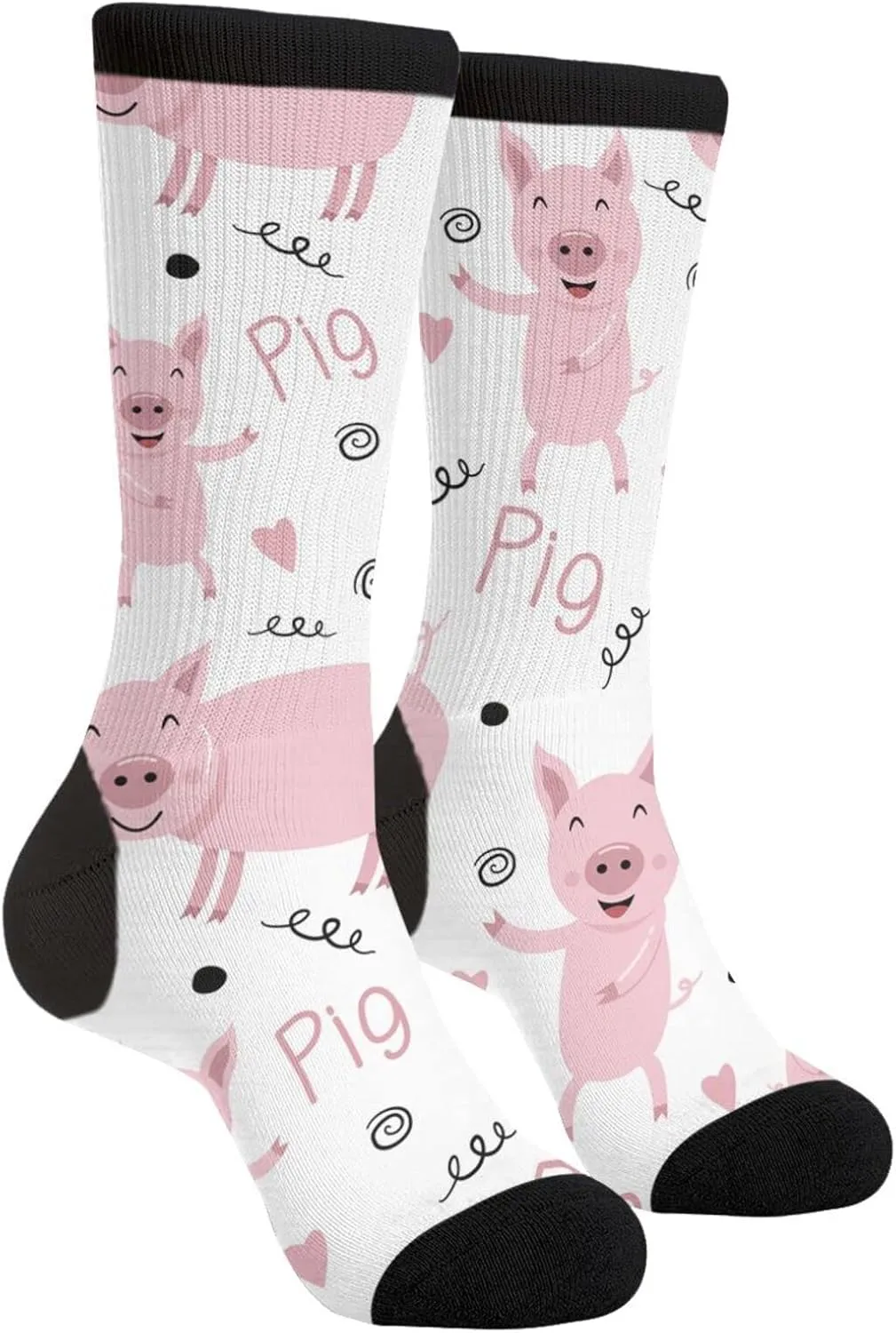 Sigouyinei Men'S Women'S Sports Fun Fancy Novelty Socks