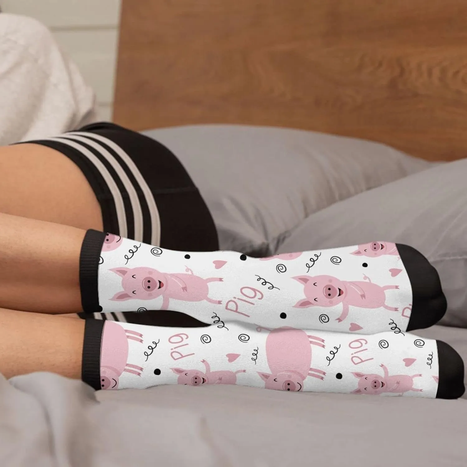 Sigouyinei Men'S Women'S Sports Fun Fancy Novelty Socks