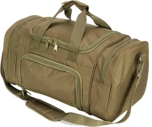 Tactical Travel Duffle Bag with Shoes Compartment Weekender Bags Carry On Overnight Bag For Men and Women Gym Sports Tote Pocket, Green