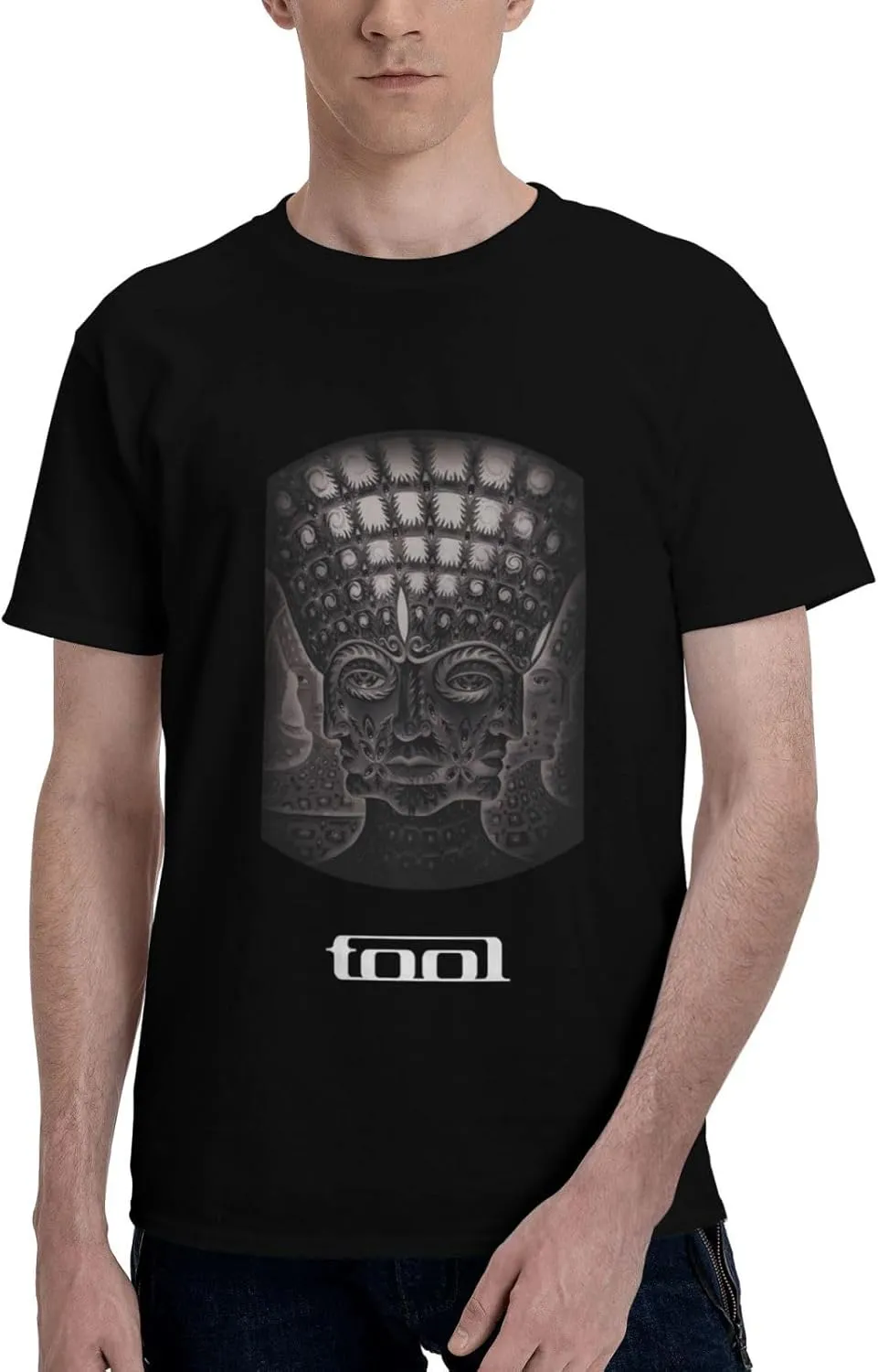 Tool 10000 Days Men Short Sleeve Top Crewneck Shirt Cotton Fashions Tee Comfort Classic Graphic Casual Tee