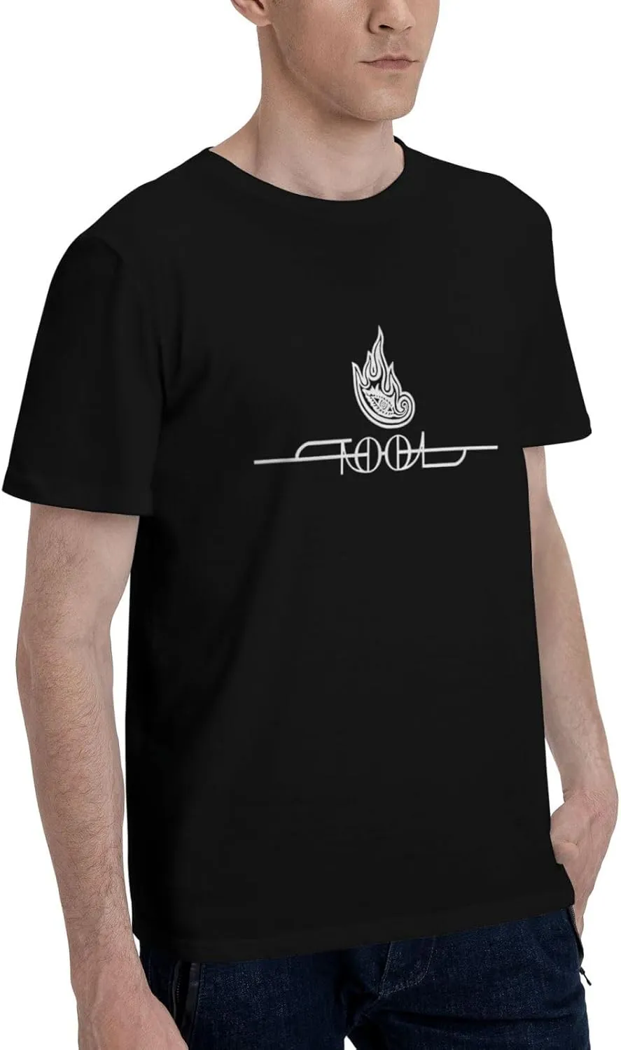 Tool 10000 Days Men Short Sleeve Top Crewneck Shirt Cotton Fashions Tee Comfort Classic Graphic Casual Tee