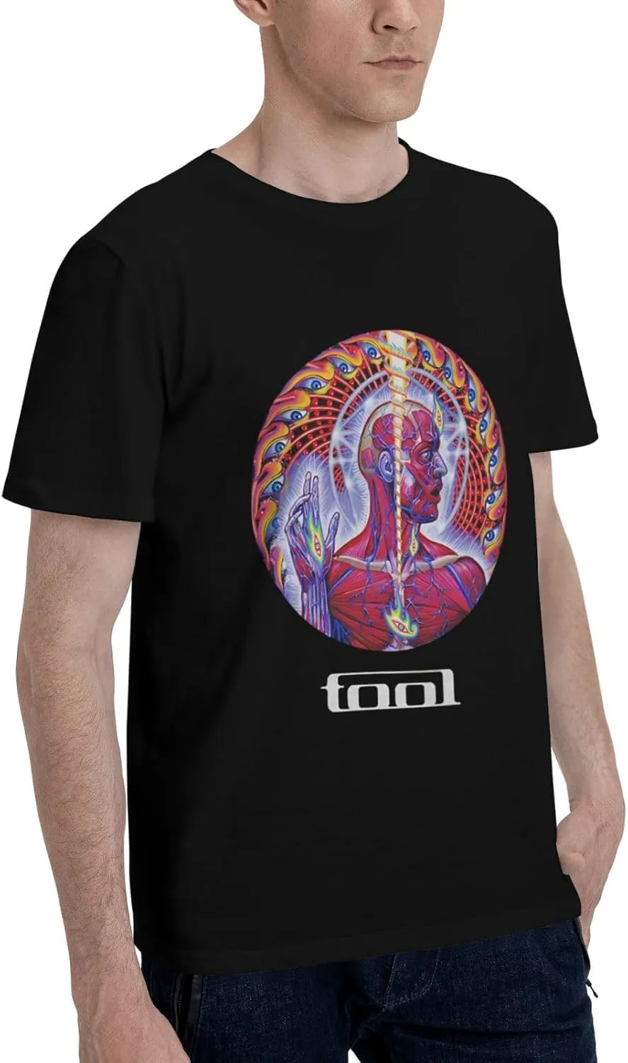 Tool 10000 Days Men Short Sleeve Top Crewneck Shirt Cotton Fashions Tee Comfort Classic Graphic Casual Tee