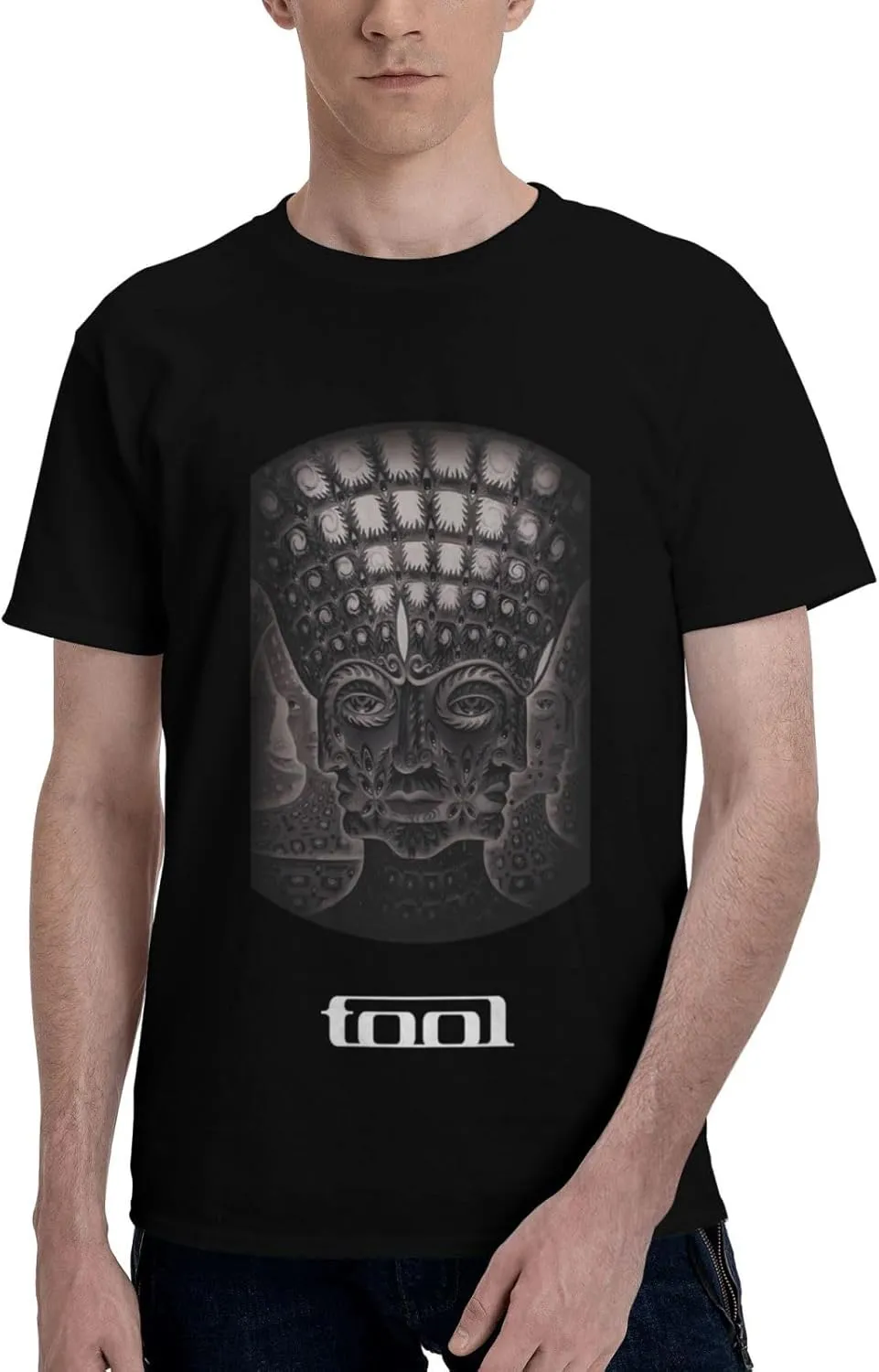 Tool 10000 Days Men Short Sleeve Tops Crewneck T Shirt Cotton Fashion Comfort Classic Graphic Casual Tee