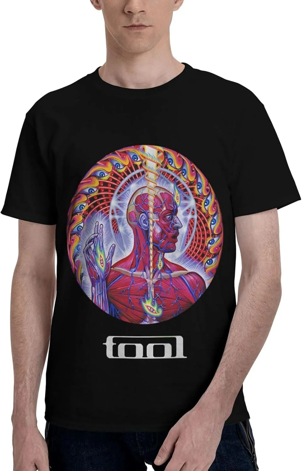 Tool 10000 Days Men Short Sleeve Tops Crewneck T Shirt Cotton Fashion Comfort Classic Graphic Casual Tee