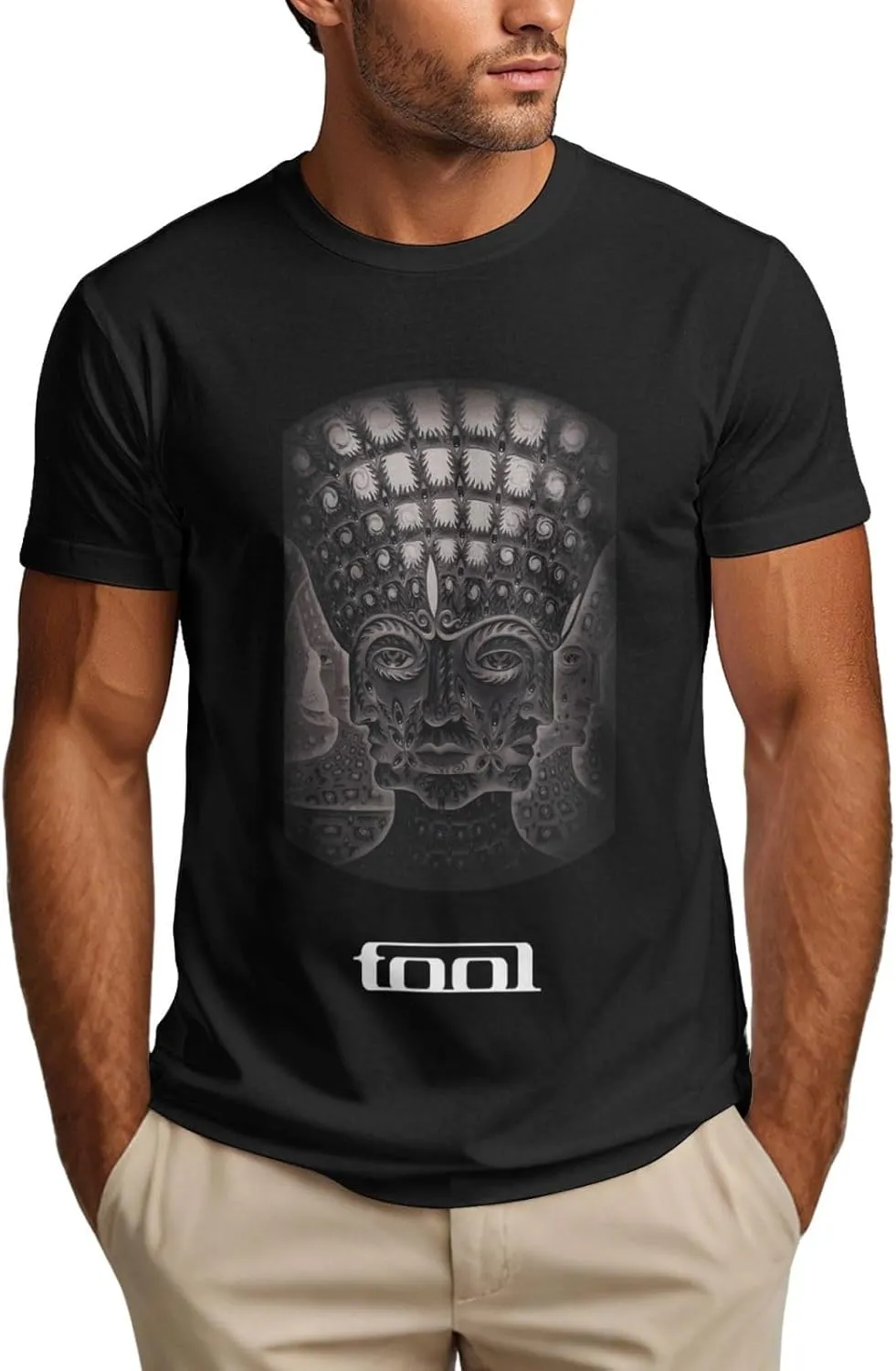 Tool 10000 Days Men Short Sleeve Tops Crewneck T Shirt Cotton Fashion Comfort Classic Graphic Casual Tee
