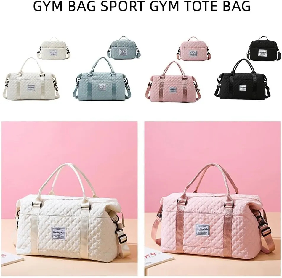 Weekender Bags for Women,Personal Item Travel Bag with Shoes Compartment,Overnight Travel Duffel Bag with Toiletry Bag,Baby Hospital Bag
