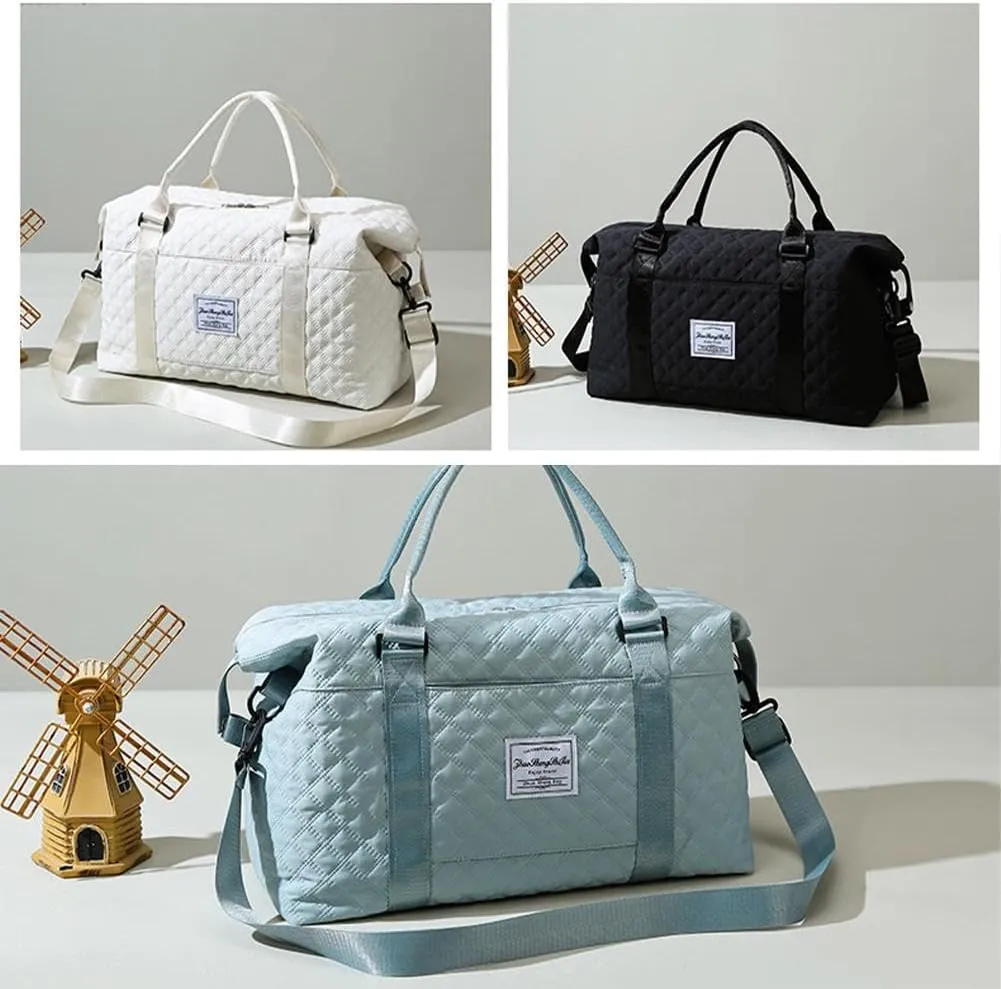 Weekender Bags for Women,Personal Item Travel Bag with Shoes Compartment,Overnight Travel Duffel Bag with Toiletry Bag,Baby Hospital Bag
