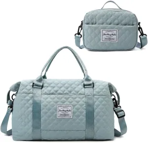 Weekender Bags for Women,Personal Item Travel Bag with Shoes Compartment,Overnight Travel Duffel Bag with Toiletry Bag,Baby Hospital Bag