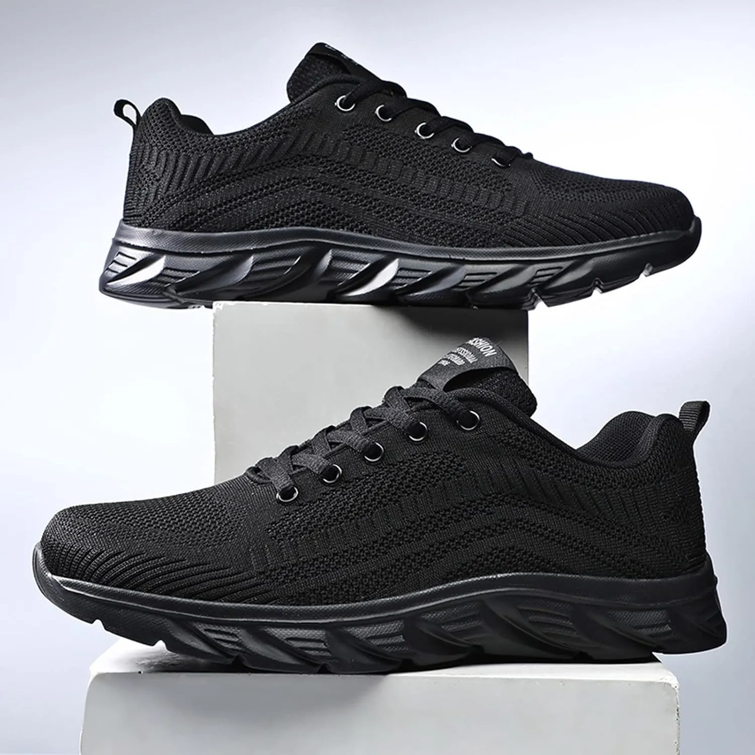 Women's Fashion Sneaker Mesh Slip On Black Non Slip Shoes for Women Comfortable Waterproof Running Shoes Women Loafer Flats Women Shoes Women's Casual Sneakers