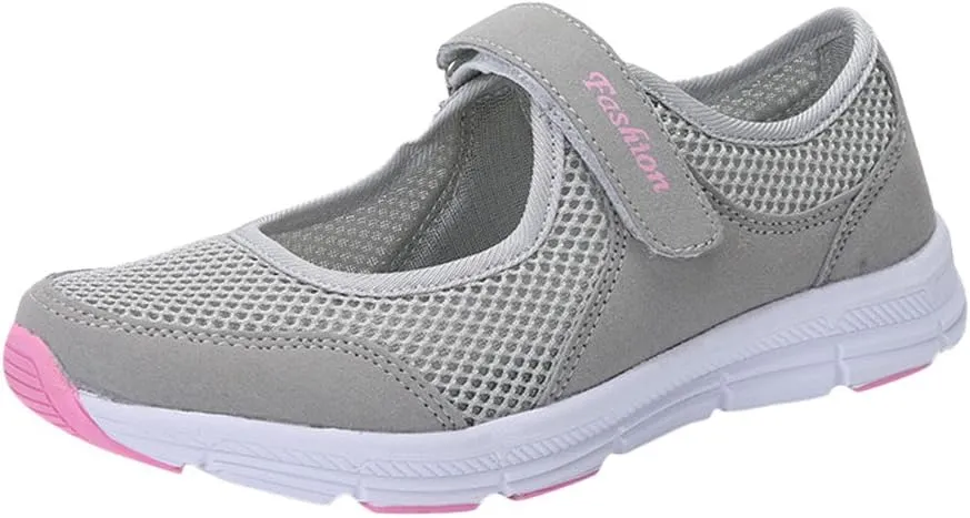 Women's Fashion Sneaker Non Slip Breathable Lightweight Comfortable Lace Up White Walking Shoes Women Women's Shoes Loafers Low Top Sneakers for Women