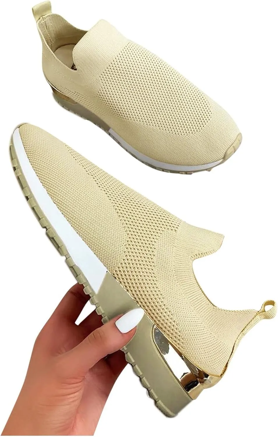 Women's Fashion Sneaker Non Slip Lace Up Comfort Women's Work or Walking Sneakers Tennis Shoes Women Sports Loafer Women Running Sneakers Men