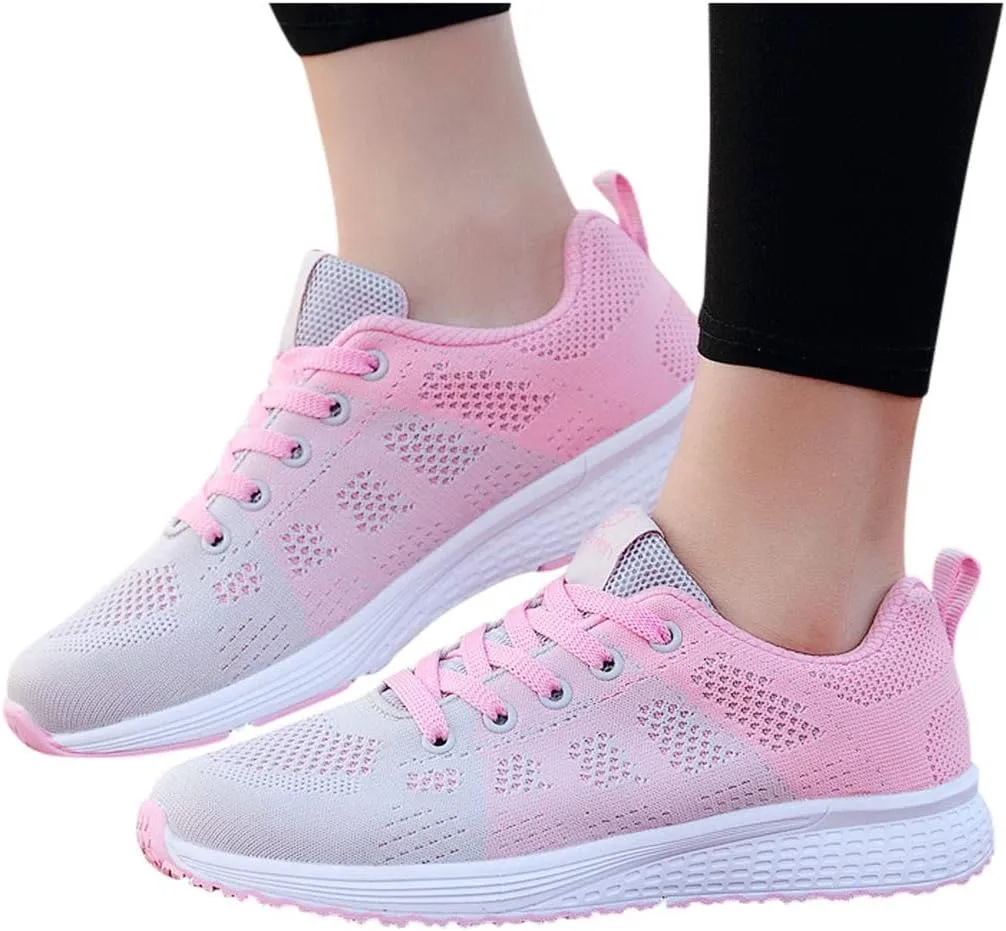 Women's Fashion Sneaker Non Slip Work Wide Comfortable Slip Resistant Work Shoes Cute Walking Shoes for Women Loafers Shoes for Women Sneakers for Women Walking Shoes