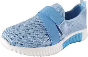 Women's Fashion Sneaker Womens Walking Shoes Slip On Fashion Platform Tennis Shoes Winter Loafers for Women Black Platform Sneakers for Women