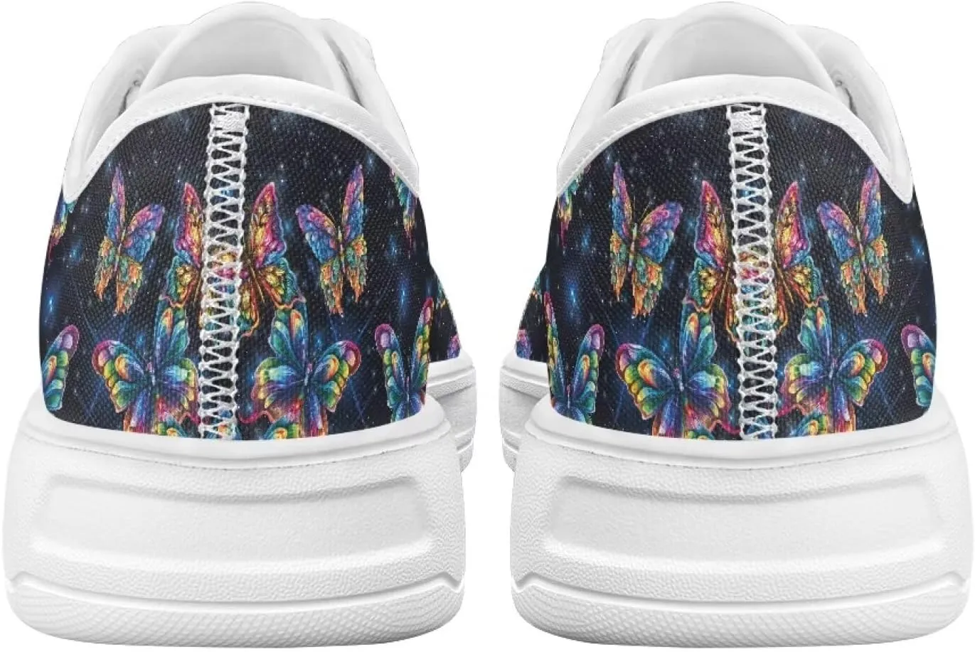 Women's Lace Up Low Top Canvas Shoes Fashion Casual Round Toe Sneakers Hands Free No Laces Barefoot Shoes US5.5-13.5