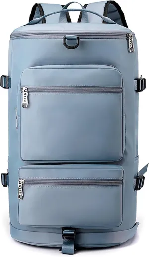 Womens Mens Sports Gym Bag Duffle Bag,Travel Duffel Bag with Shoes Compartment, Shoulder Weekender Overnight Bag for Women and Men,I