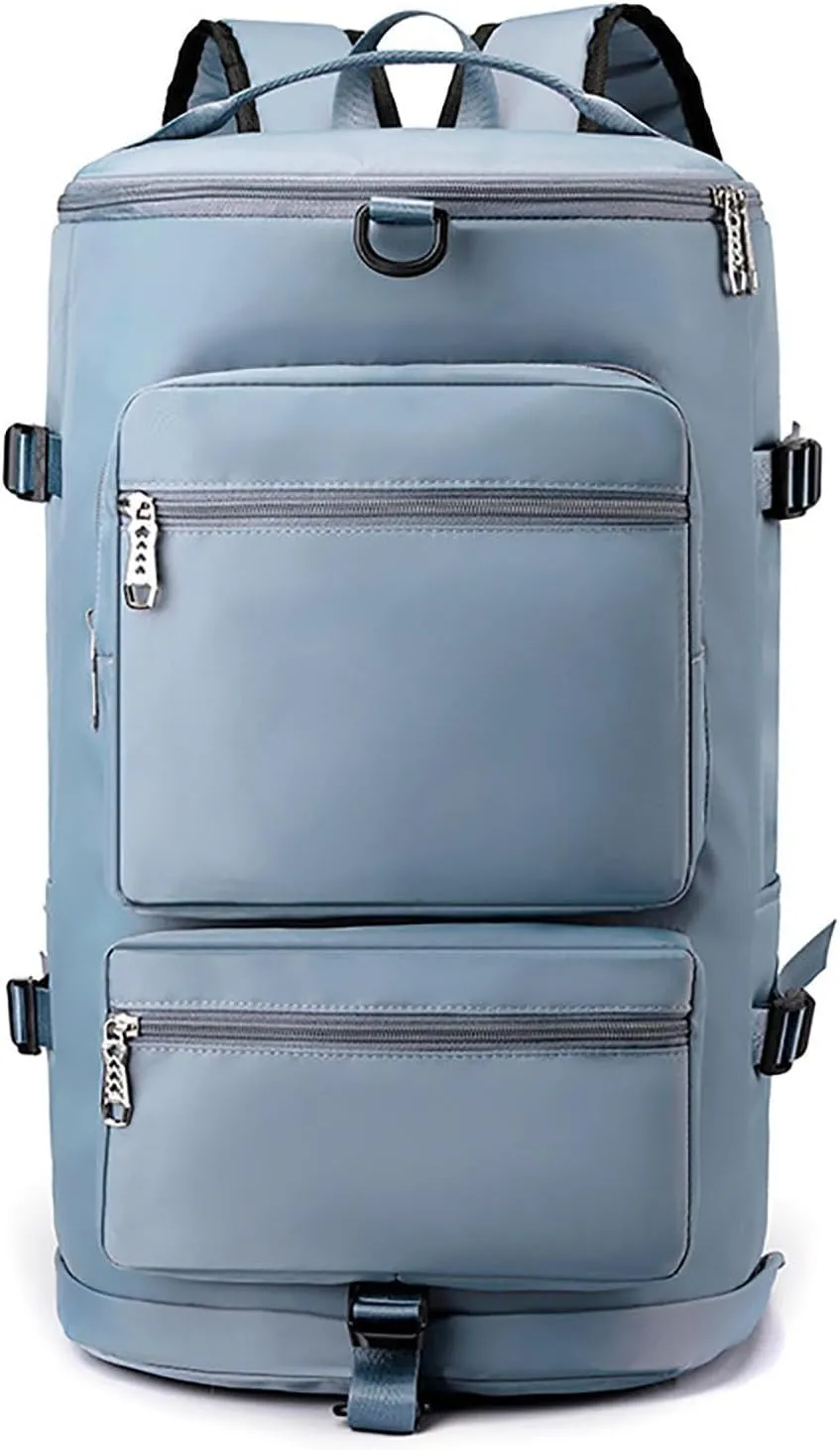 Womens Mens Sports Gym Bag Duffle Bag,Travel Duffel Bag with Shoes Compartment, Shoulder Weekender Overnight Bag for Women and Men,I