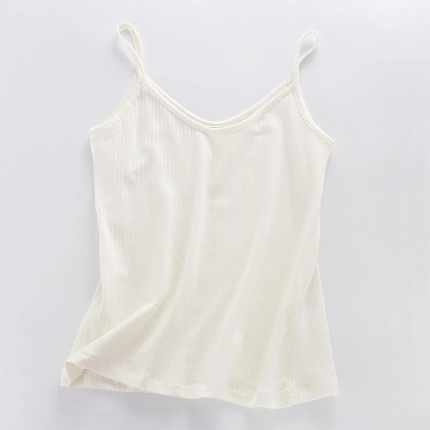 Women's Sleeveless Tank Top Slim-Fit Knit V-Neck Layering Cami Shirts Casual Vest Blouse Basic Tees Undershirts