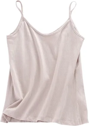 Women's Sleeveless Tank Top Slim-Fit Knit V-Neck Layering Cami Shirts Casual Vest Blouse Basic Tees Undershirts