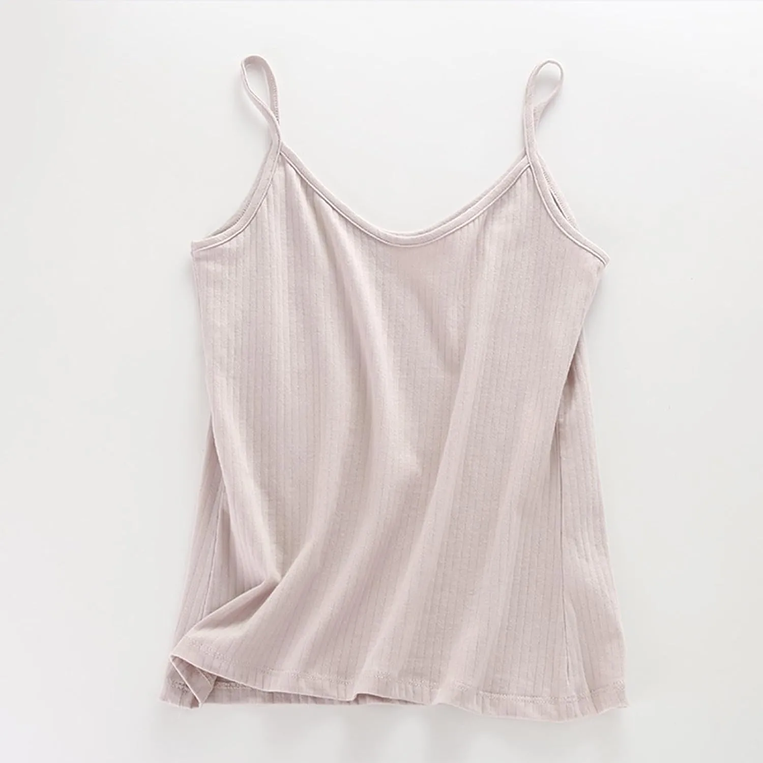 Women's Sleeveless Tank Top Slim-Fit Knit V-Neck Layering Cami Shirts Casual Vest Blouse Basic Tees Undershirts