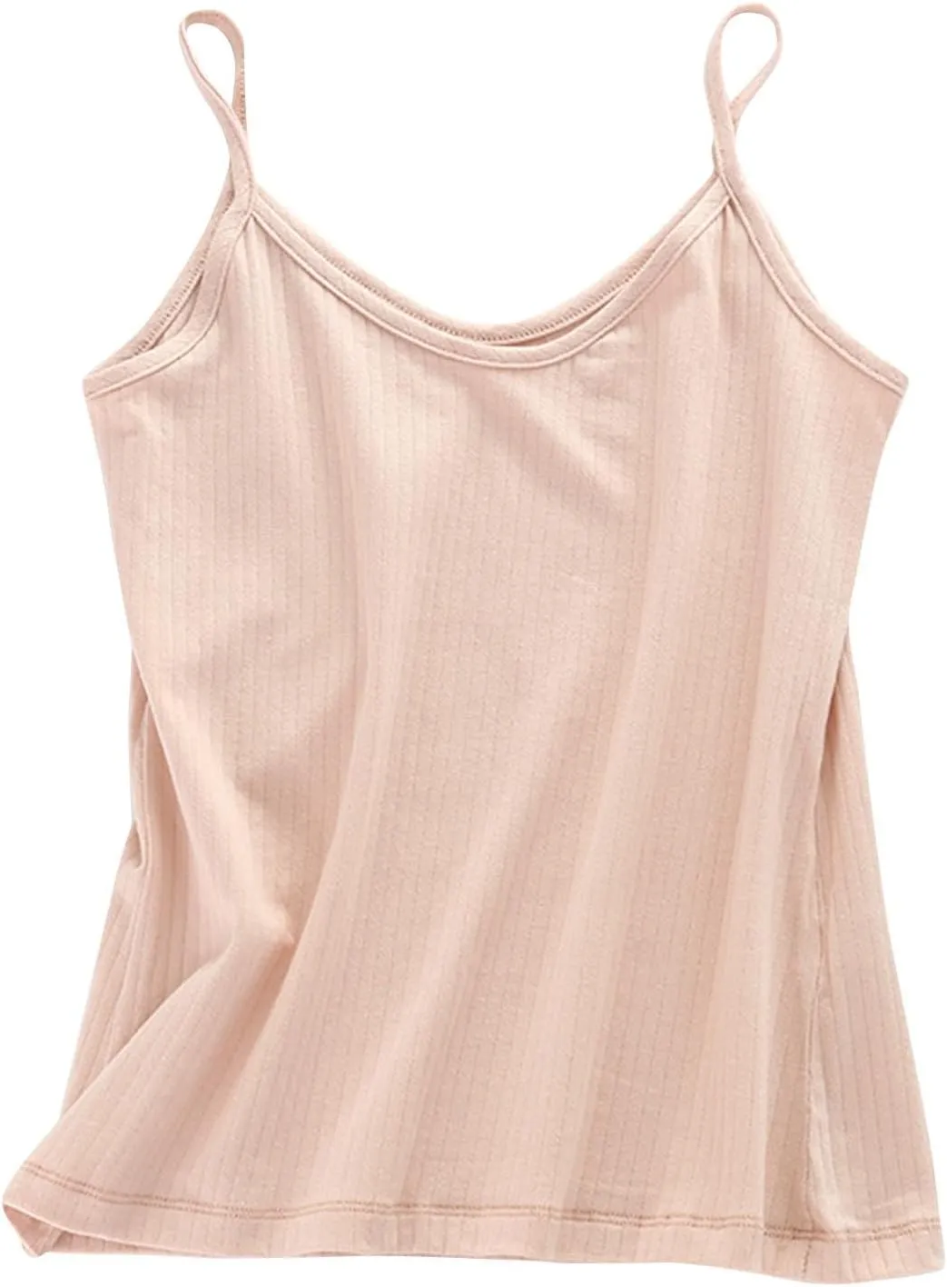Women's Sleeveless Tank Top Slim-Fit Knit V-Neck Layering Cami Shirts Casual Vest Blouse Basic Tees Undershirts