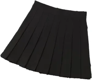 Women's Summer High Waist Harajuku Korean Style Mini Pleated A-Line Solid Skirt