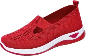 Women's Woven Orthopedic Breathable Soft Shoes Mens Dress Shoes Lether Men's Casual Shoes High Top Sneakers Slip On Tennis Shoe Loafers Dress Shoe