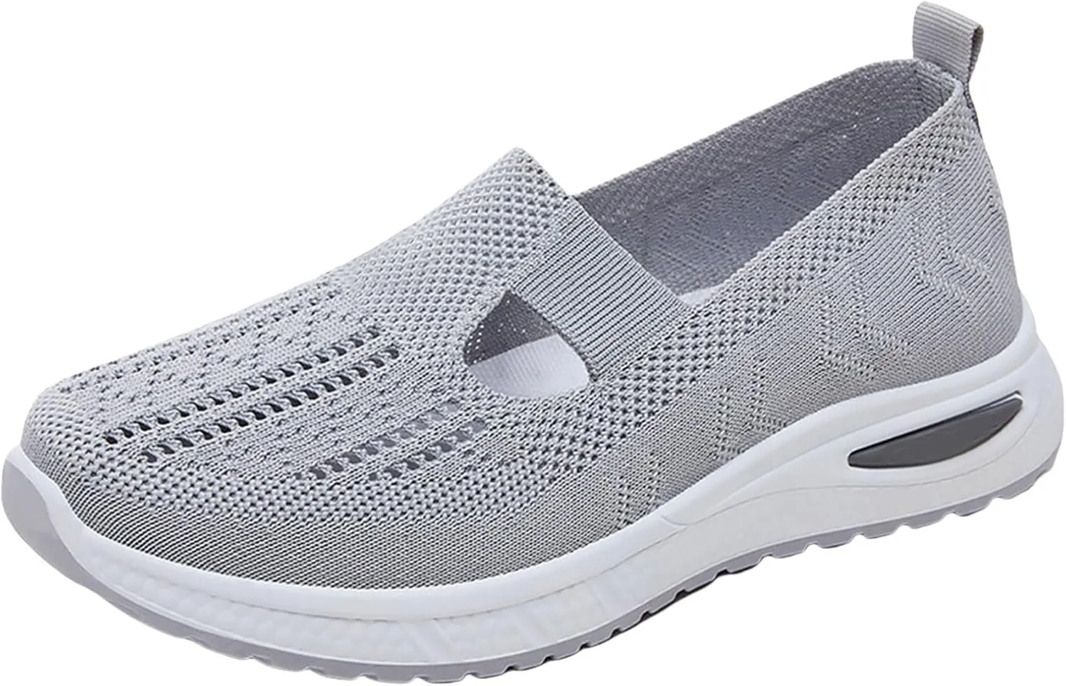 Women's Woven Orthopedic Breathable Soft Shoes Womens Tennis Shoes Lightweight Women's Casual Shoes Platform Sneakers White Tennis Shoe Cross Trainer Shoe