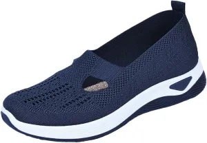 Women's Woven Orthopedic Breathable Soft Sole Running Shoes for Men Comfort Men's Casual Shoes Platform Sneakers Brown Tennis Shoe White Loafers