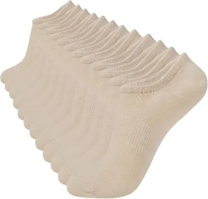 YEJIMONG Womens No Show Socks 6 Pairs Non Slip Grip Cotton Invisible Low Cut Ankle Socks for Women