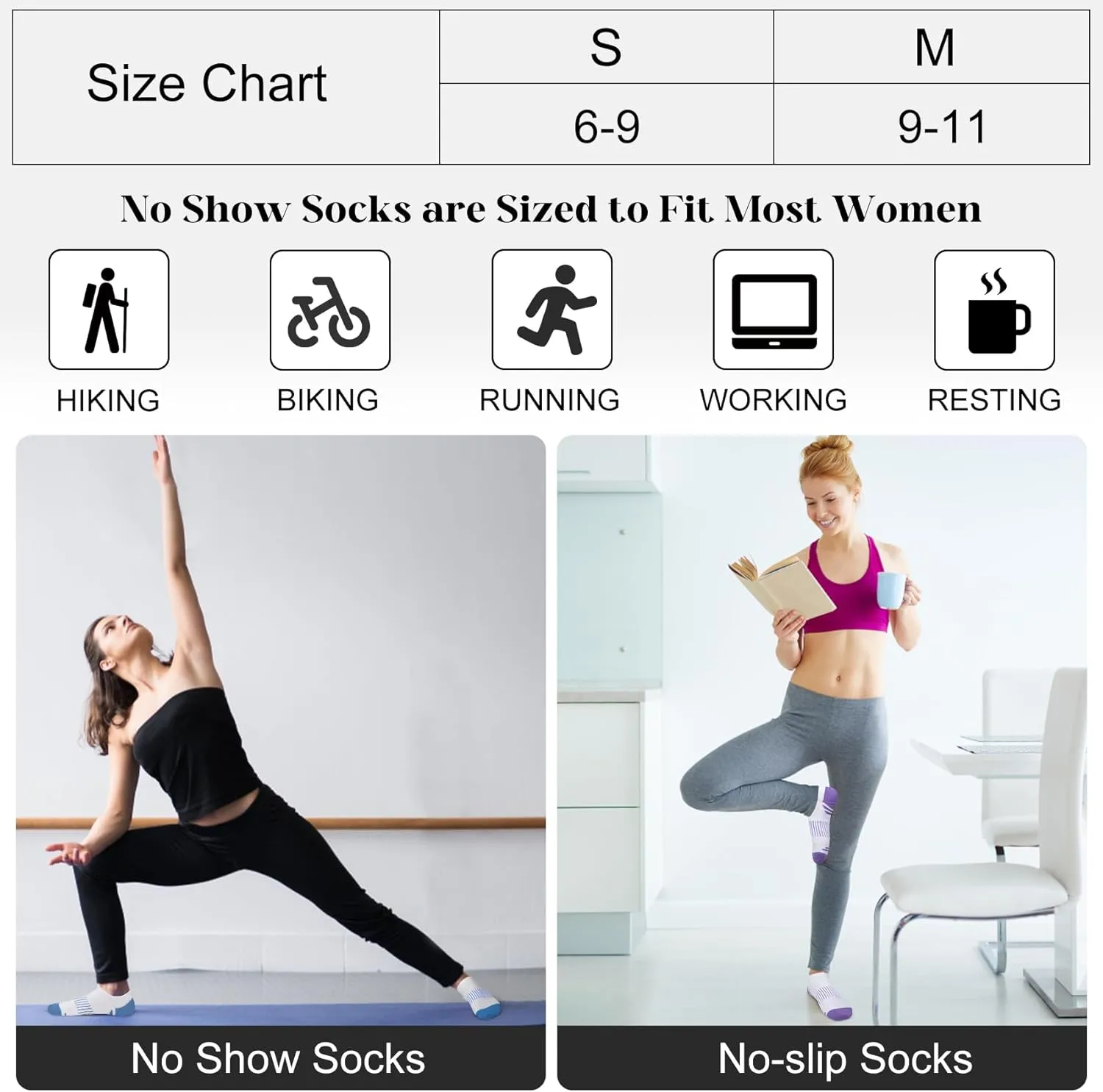 YSense 12 Pairs Thin No Show Socks Women, Low Cut Invisible Cotton Short Flat Casual Socks for Women Men Loafers